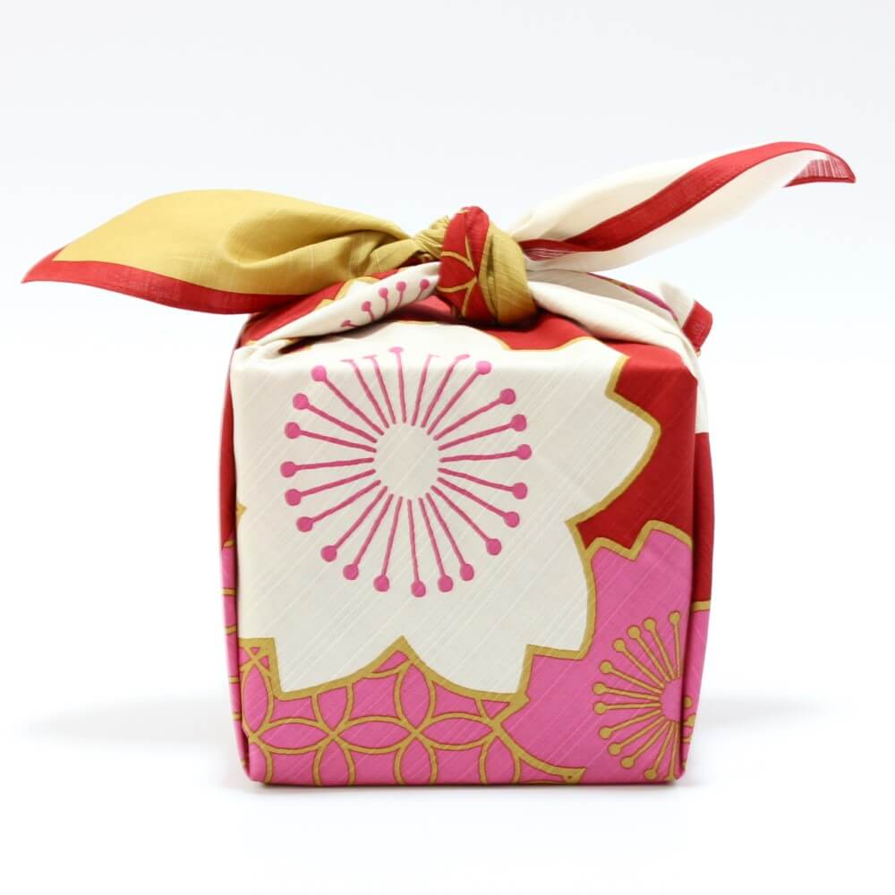 90cm akura nishiki furoshiki wrapped picnic bento box