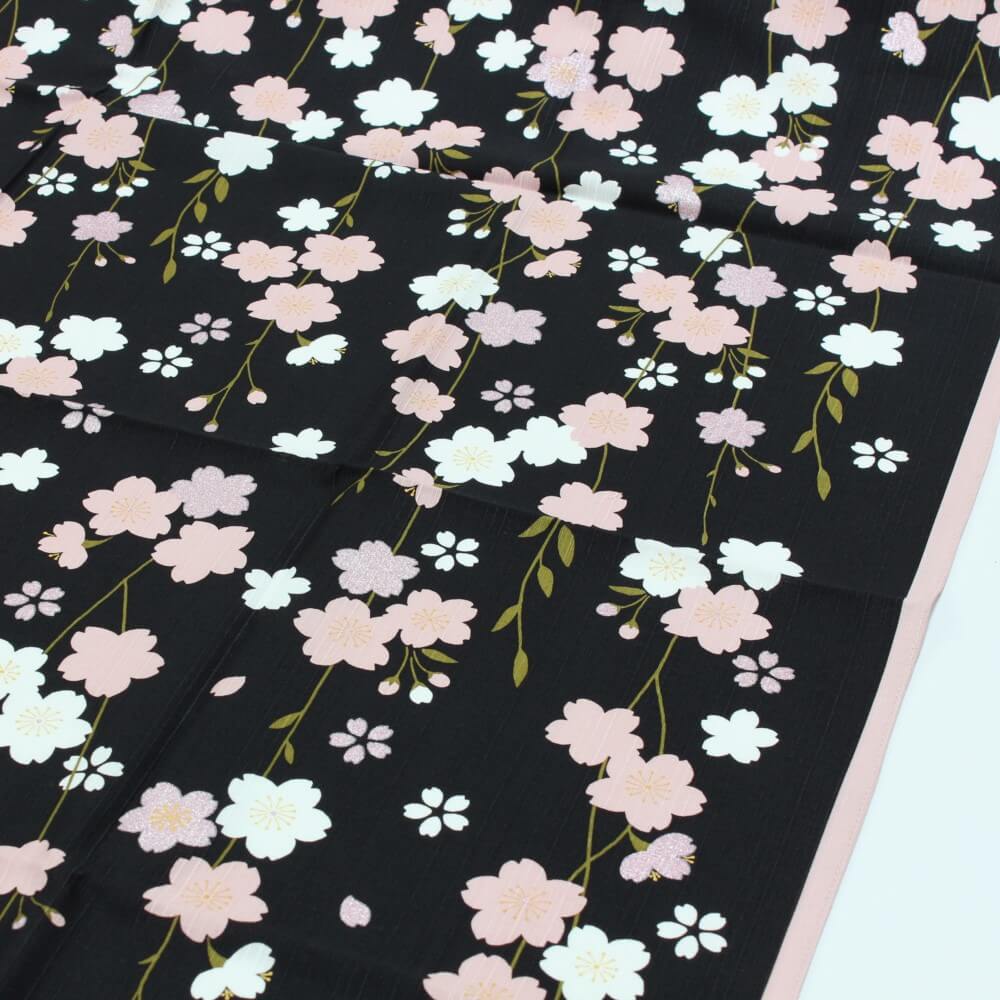 90cm shidare yoru sakura furoshiki close up 