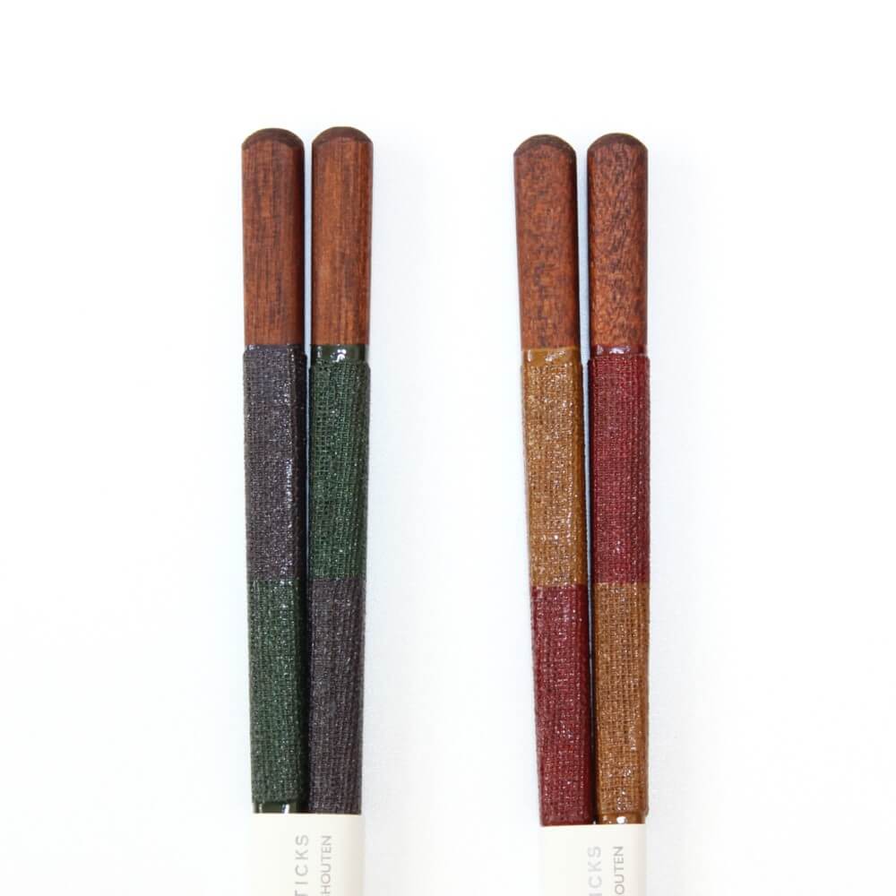 nunome ichimatsu chopsticks handles close up