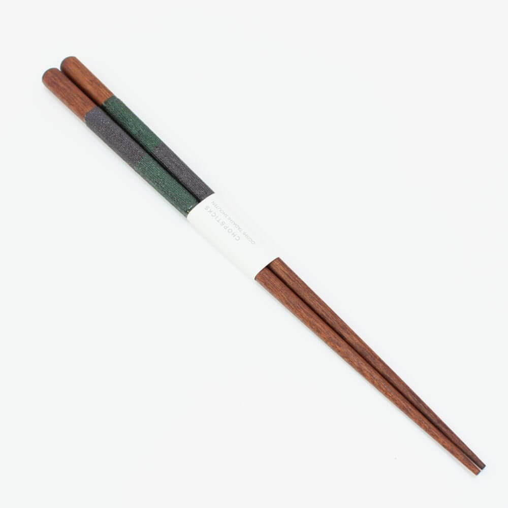 nunome ichimatsu navy green chopsticks