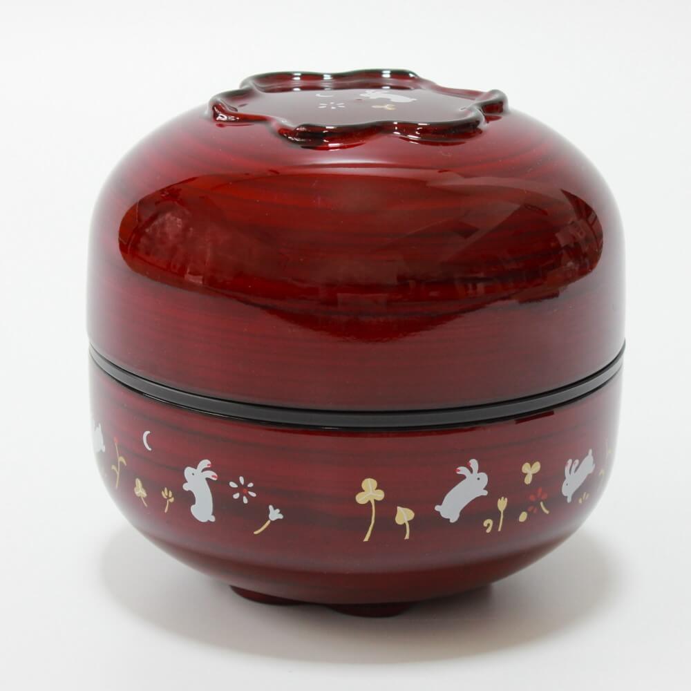 strolling rabbit bowl 2 tier bento box