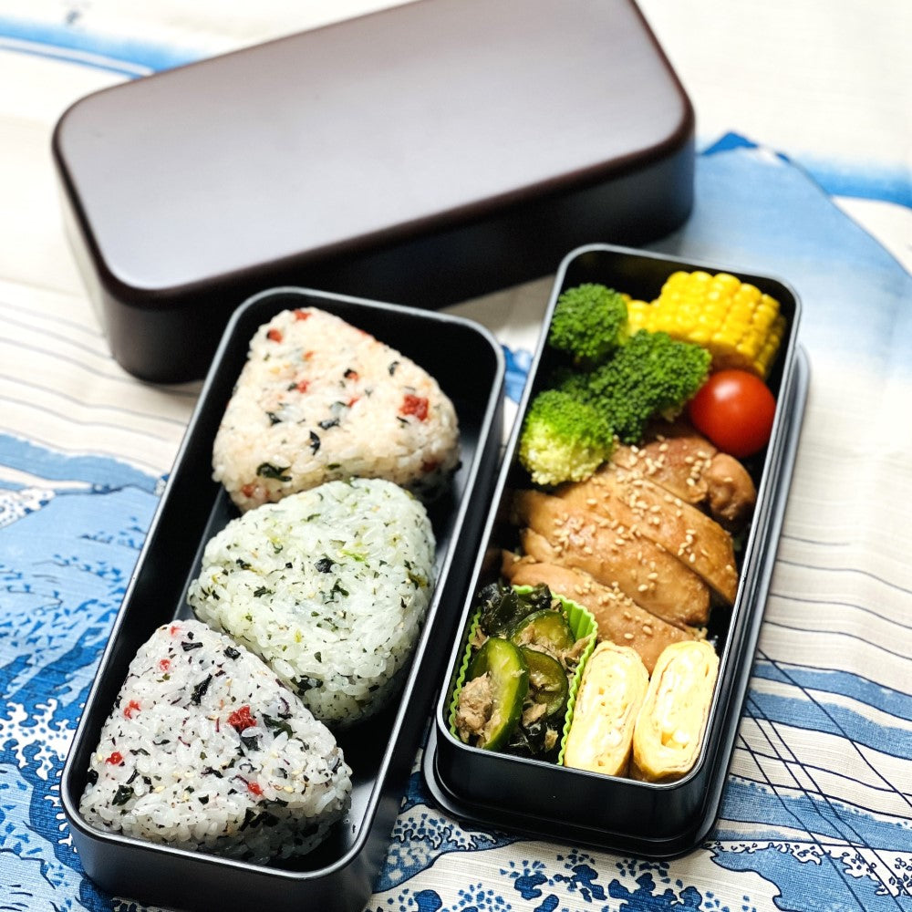 angled photo onigiri bento tochimokume bento box