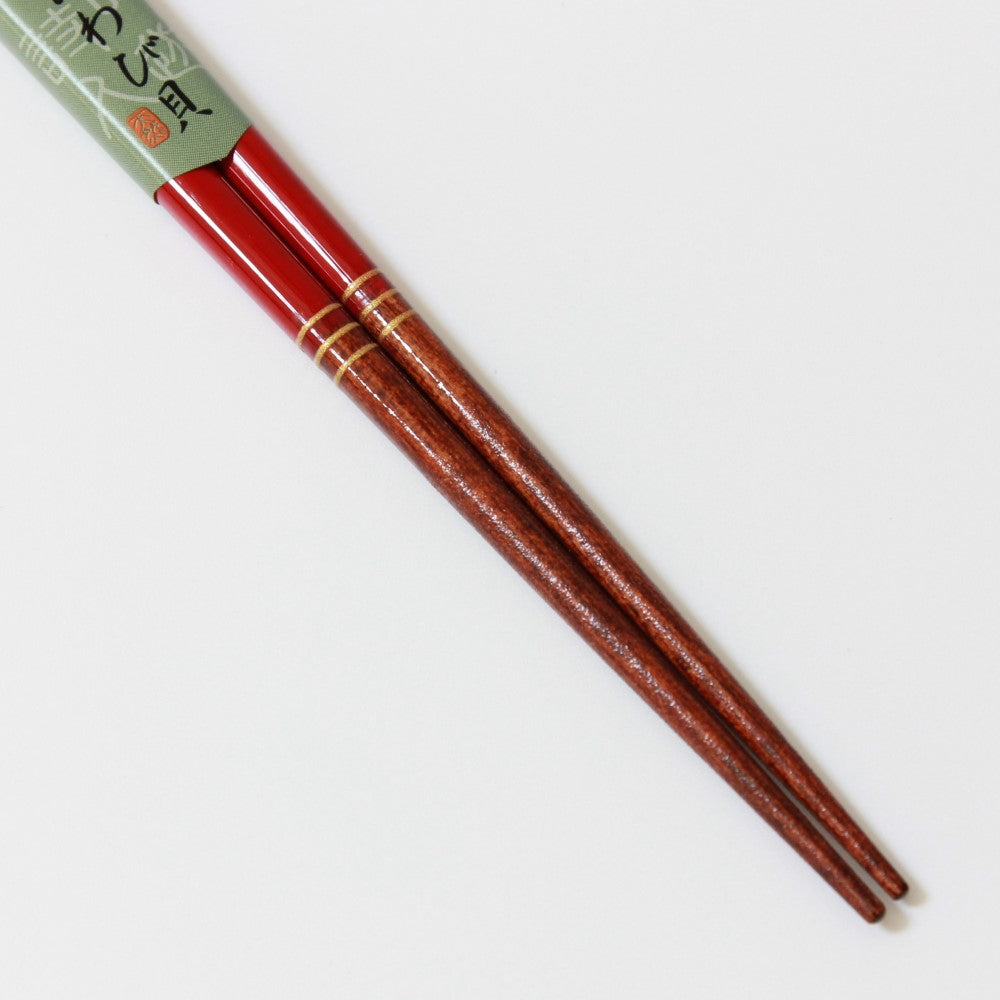 Seisai Chopsticks | Black, Red | Dishwasher safe | Wood