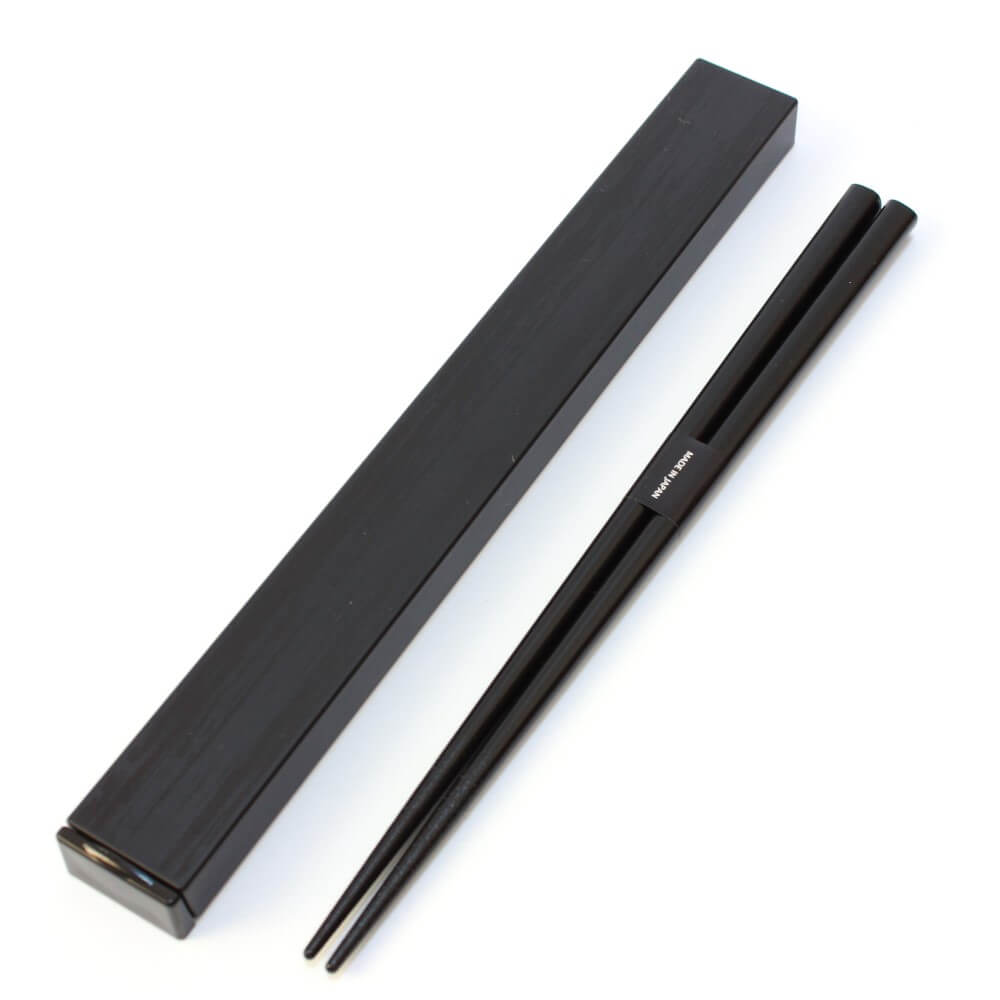 charcoal black chopsticks case set