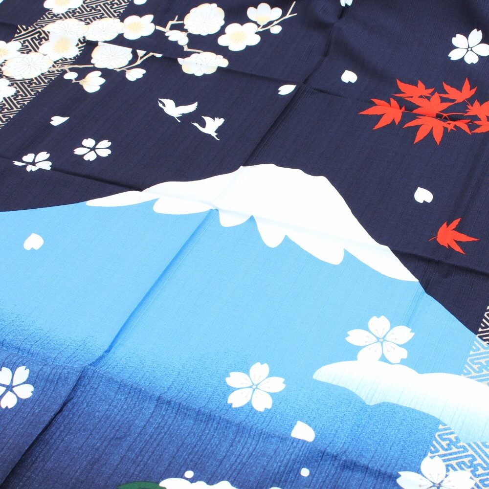 close up mount fuji furoshiki 90cm