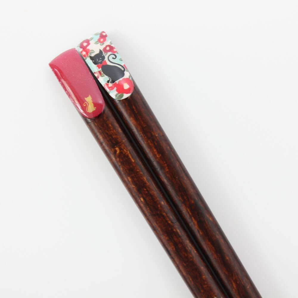 close up retro vintage minette chopsticks handles