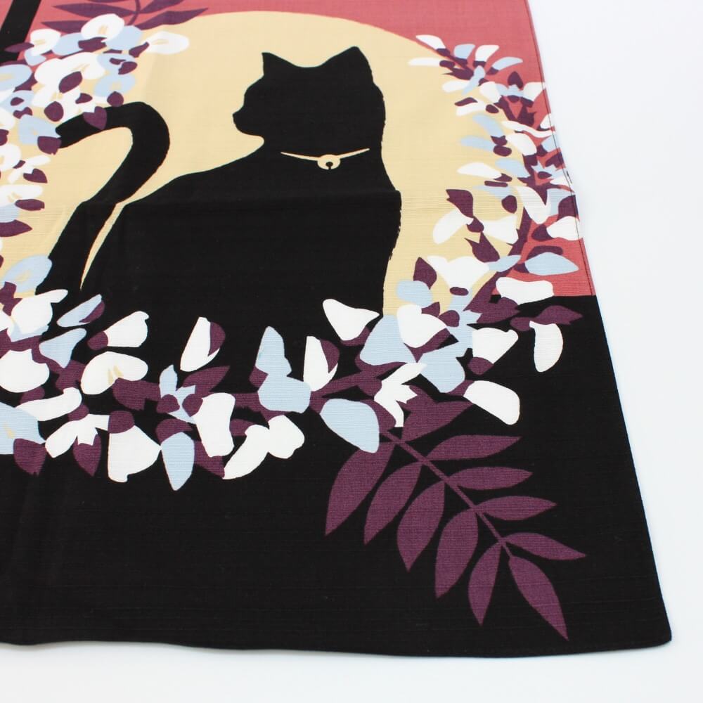 corner spring nights cat furoshiki