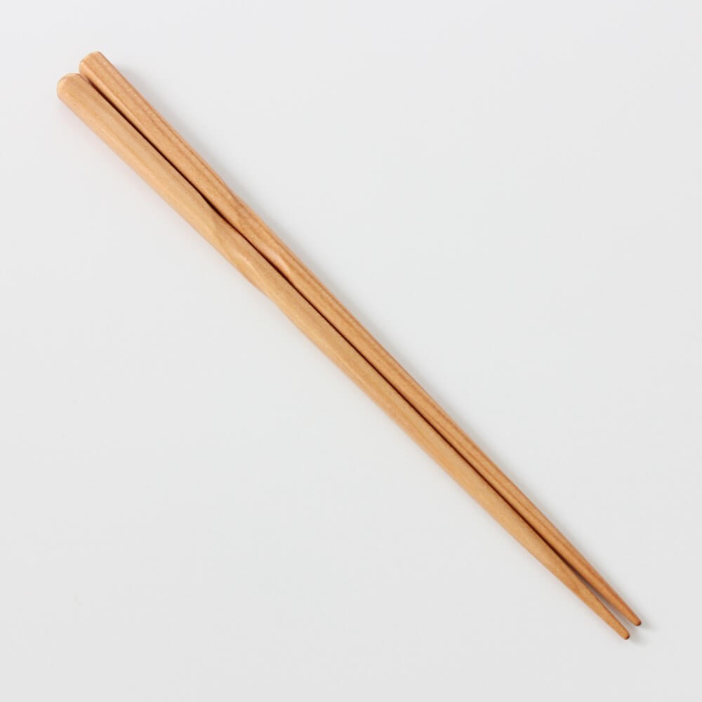 diagonal position pine chopsticks full length