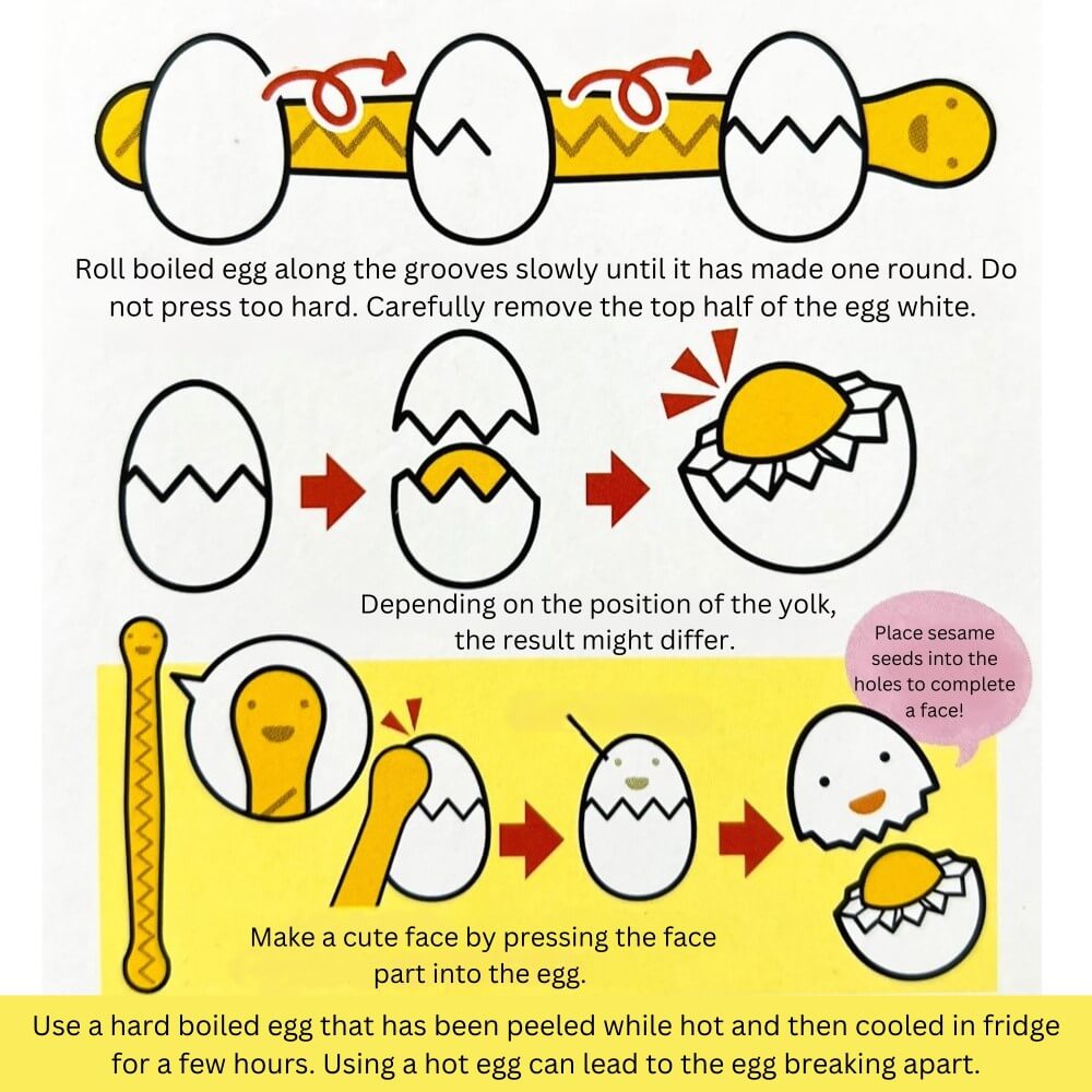 egg cutter karan koran instructions english