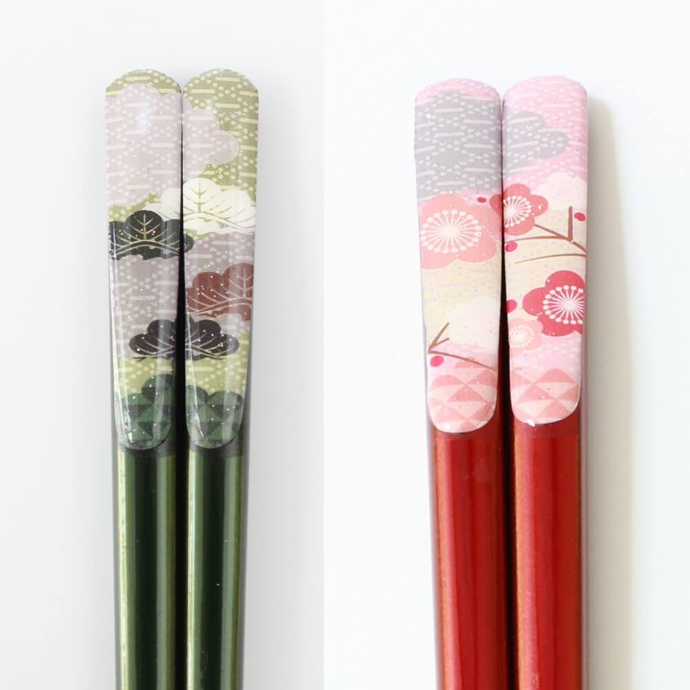 fukuju-green-red-chopsticks