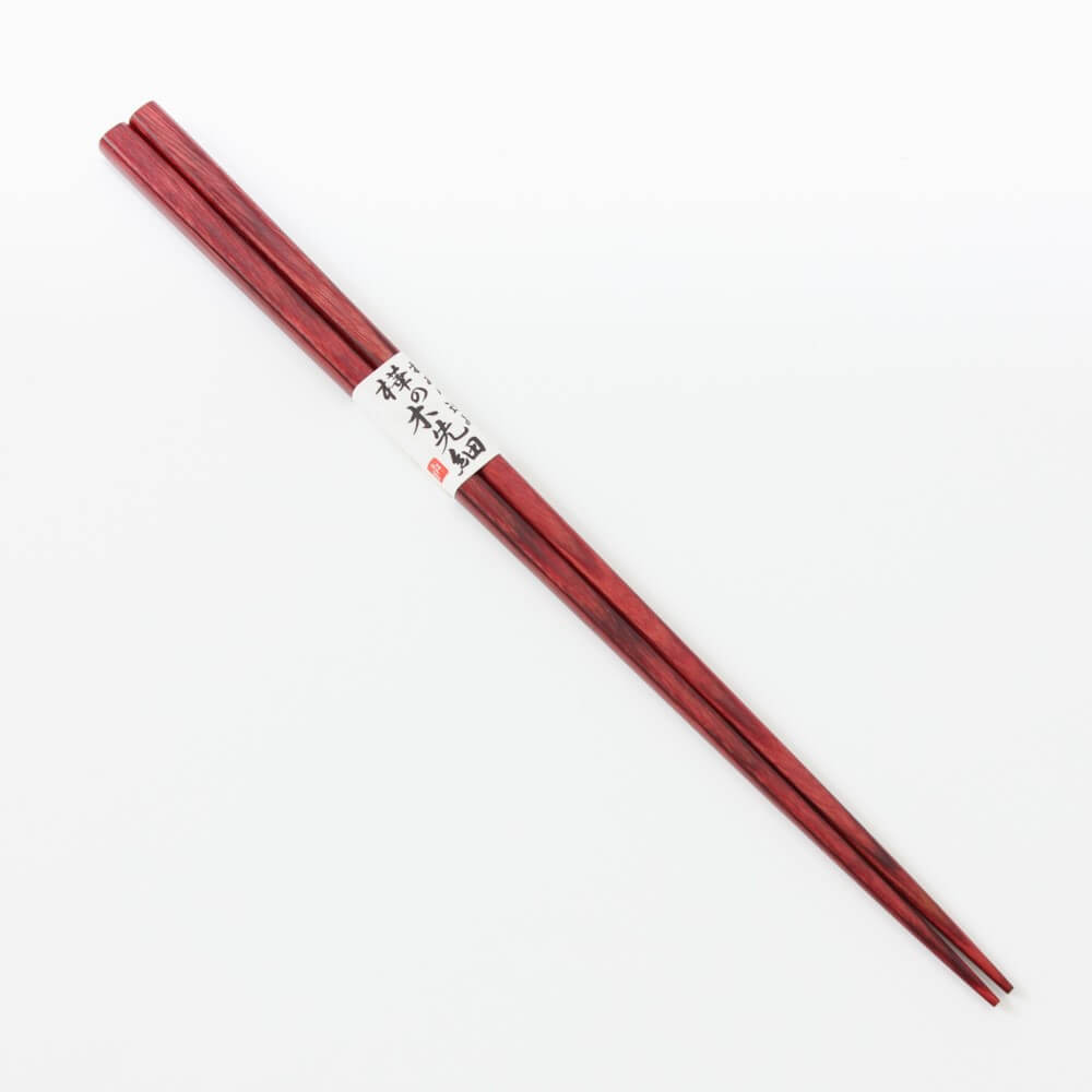 full length diagonal birch red chopsticks