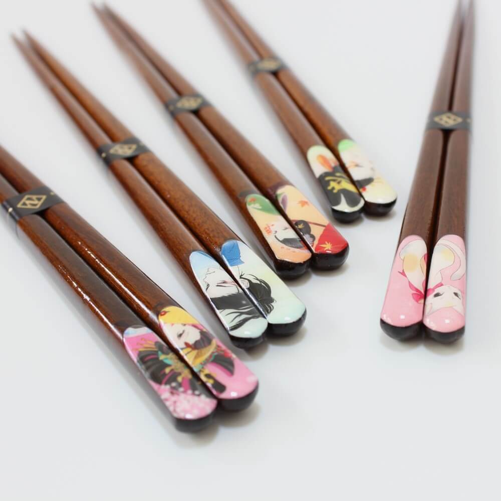 low angle frame japonesque anime chopsticks