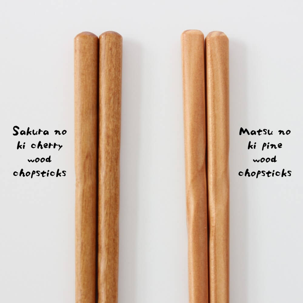 matsu and cherry pine sakura tree chopsticks