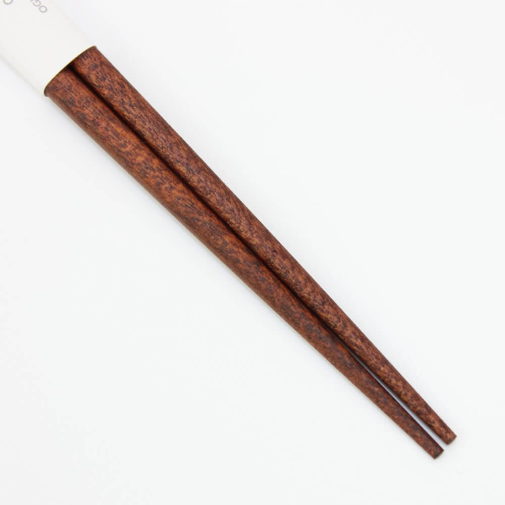 tips chopsticks ichimatsu green brown