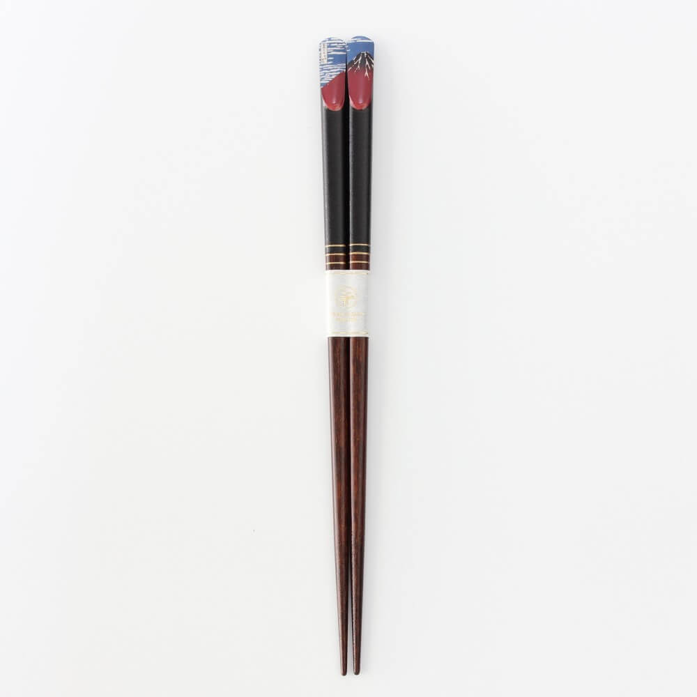 ukiyoe red fuji chopsticks