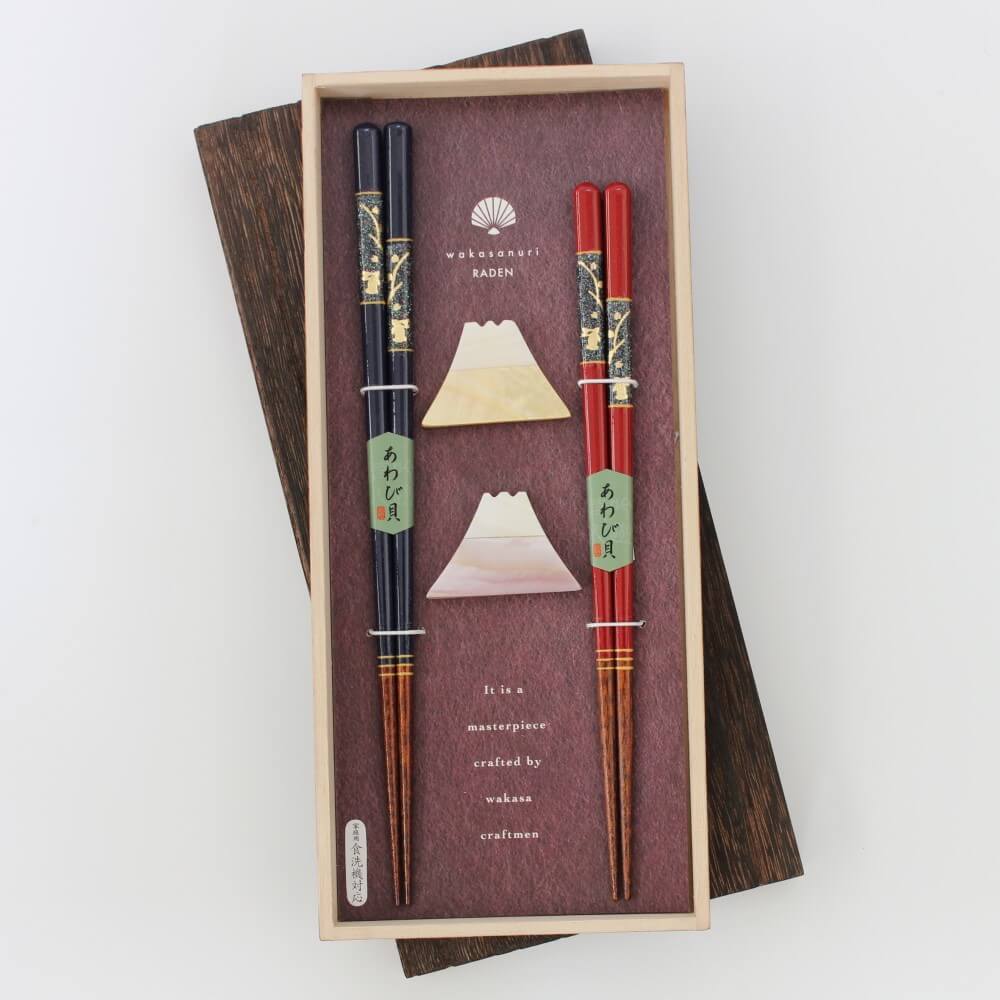 usagi chirashi chopsticks gift set