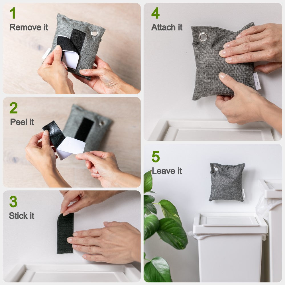 Charcoal air store purifier bags